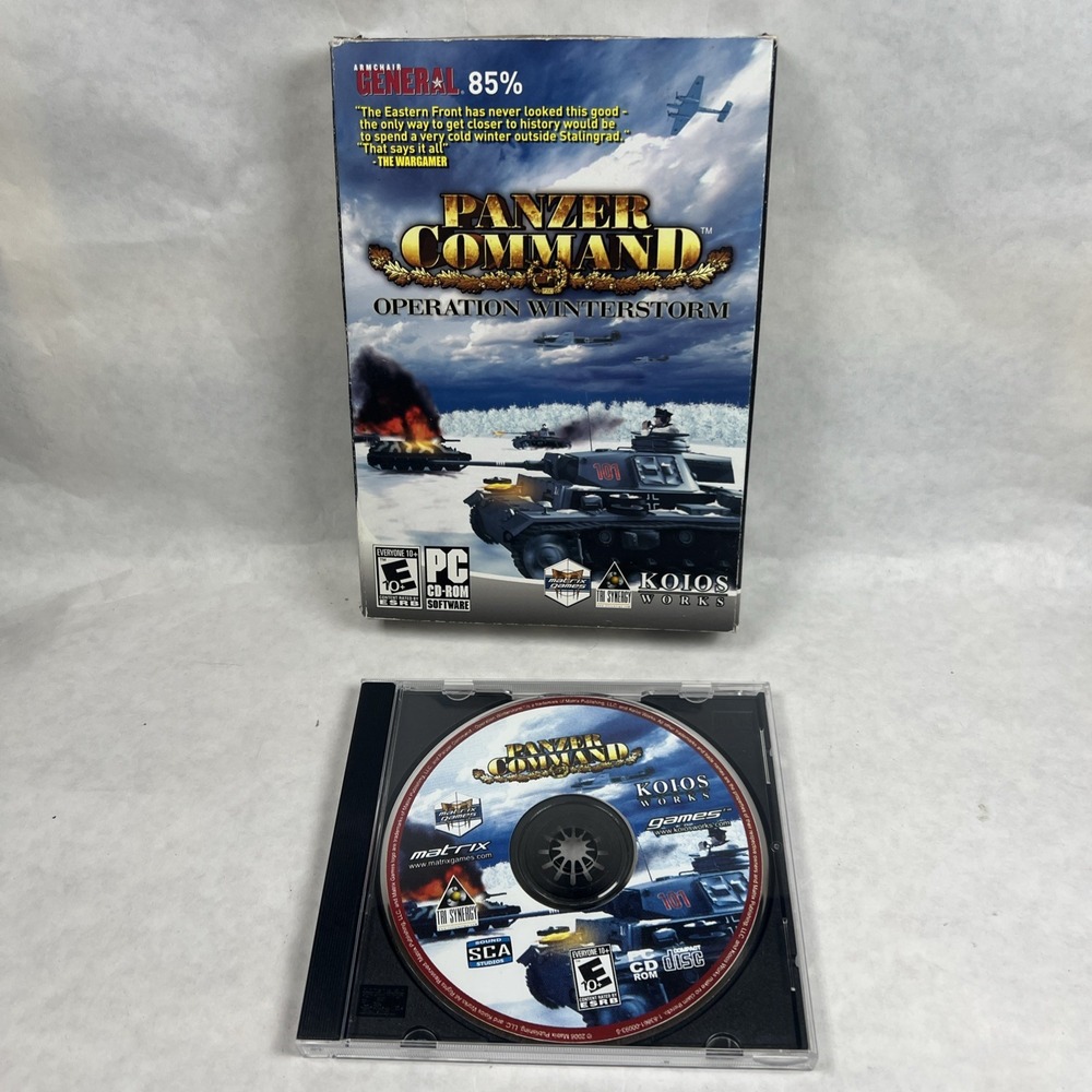 Panzer Command: Operation Winterstorm (PC, 2007)‎ WW II Simulator Matrix Games